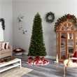 Nearly Natural 8.5ft Slim Colorado Mountain Spruce Christmas Tree