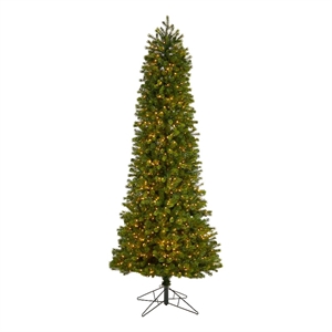Nearly Natural 8.5ft Slim Colorado Mountain Spruce Christmas Tree
