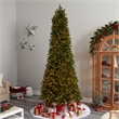 Nearly Natural 9.5ft Slim Colorado Mountain Spruce Christmas Tree
