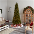 Nearly Natural 9.5ft Slim Colorado Mountain Spruce Christmas Tree