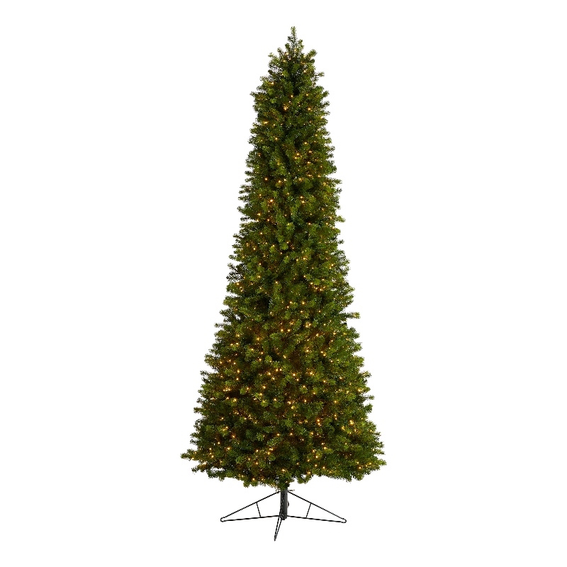 Nearly Natural 9.5ft Slim Colorado Mountain Spruce Christmas Tree