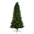 Nearly Natural 8.5ft Montana Mountain Fir Christmas Tree w/ 800 Multi Color LED