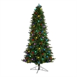 Nearly Natural 8.5ft Montana Mountain Fir Christmas Tree w/ 800 Multi Color LED