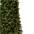Nearly Natural 13ft Slim Green Mountain Pine Green Christmas Tree