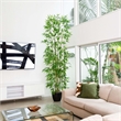 Nearly Natural 10ft Artificial Green Bamboo Tree in Green