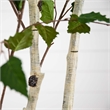 Nearly Natural 7ft Artificial Birch Tree with Real Touch Leaves in Green