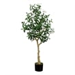 Nearly Natural 4ft Artificial Olive Tree in Green