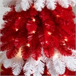 Nearly Natural 5ft Pre-Lit Artificial Peppermint Christmas Tree w/150 Micro LED