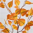 Nearly Natural 4ft Autumn Birch Leaf Artificial Fall Tree in Orange