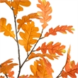Nearly Natural 6ft Autumn Oak Artificial Fall Tree in Orange