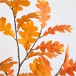 Nearly Natural 6ft Autumn Oak Artificial Fall Tree in Orange