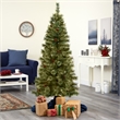 Nearly Natural 6ft White Mountain Pine Artificial Green Christmas Tree