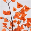 Nearly Natural 6ft Autumn Paper Birch Artificial Fall Tree in Orange