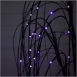Nearly Natural 4ft Pre-Lit Halloween Black Willow Fall Tree w/ 120 LED Light