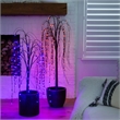 Nearly Natural 5ft Pre-Lit Halloween Black Willow Fall Tree w/ 144 LED Light