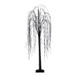 Nearly Natural 5ft Pre-Lit Halloween Black Willow Fall Tree w/ 144 LED Light