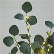 Nearly Natural 5ft Lighted Artificial Eucalyptus Tree w/ 300 Warm White LED