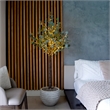Nearly Natural 5ft Lighted Artificial Eucalyptus Tree w/ 300 Warm White LED