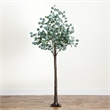 Nearly Natural 6ft Lighted Artificial Eucalyptus Tree w/ 420 Warm White LED