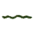 Nearly Natural 9ft Christmas Pine Artificial Garland w/ 50 Warm White LEDs