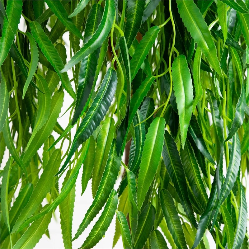 Nearly Natural 6ft Willow Artificial Tree (Real Touch) in Green