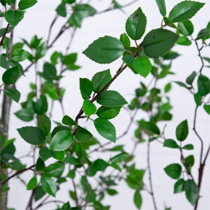 Nearly Natural 10ft Minimalist Citrus Artificial Tree in Green