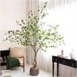 Nearly Natural 10ft Minimalist Citrus Artificial Tree in Green