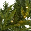 Nearly Natural 6ft Green Pine Artificial Christmas Garland w/35 Clear LED Lights