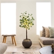 Nearly Natural 4ft Lighted Artificial Eucalyptus Tree w/ 240 Warm White LED