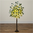 Nearly Natural 4ft Lighted Artificial Eucalyptus Tree w/ 240 Warm White LED