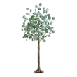 Nearly Natural 4ft Lighted Artificial Eucalyptus Tree w/ 240 Warm White LED