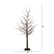 Nearly Natural 5ft Pre-Lit Artificial Twig Tree with 360 Warm White LED Lights