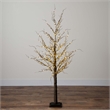 Nearly Natural 5ft Pre-Lit Artificial Twig Tree with 360 Warm White LED Lights