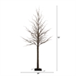 Nearly Natural 6ft Pre-Lit Artificial Twig Tree with 480 Warm White LED Lights