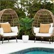 Nearly Natural 3ft UV Resistant Artificial Double Robellini Palm Tree