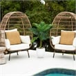 Nearly Natural 3ft UV Resistant Artificial Double Robellini Palm Tree
