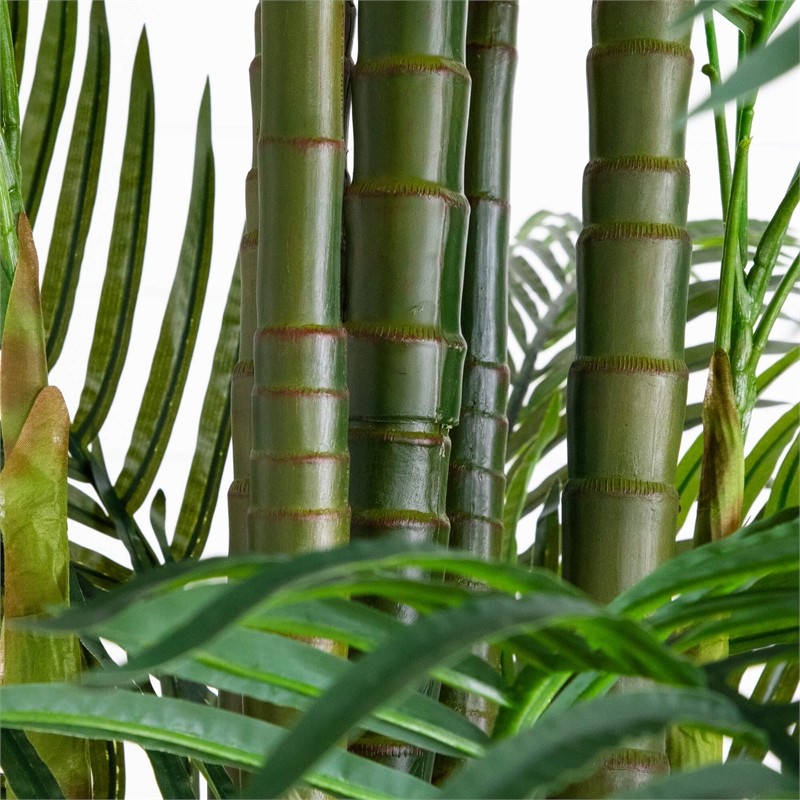 Nearly Natural 11ft UV Resistant Artificial Areca Palm Tree (Indoor/Outdoor)