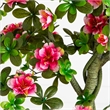 Nearly Natural 6ft UV Resistant Artificial Azalea Tree (Indoor/Outdoor) in Pink