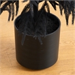 Nearly Natural 4ft Halloween Real Touch Black Norfolk Pine Christmas Tree