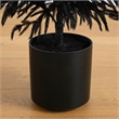 Nearly Natural 5ft Halloween Real Touch Black Norfolk Pine Christmas Tree