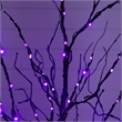 Nearly Natural 4ft Pre-Lit Halloween Black Twig Tree w/ 180 LED