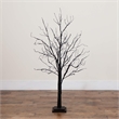 Nearly Natural 4ft Pre-Lit Halloween Black Twig Tree w/ 180 LED