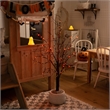 Nearly Natural 4ft Pre-Lit Halloween Black Twig Tree w/ 180 LED
