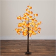 Nearly Natural 4ft Pre-Lit Minimalist Autumn Maple Fall Tree w/56 Warm White LED