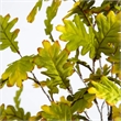 Nearly Natural 5ft Pre-Lit Green Autumn Oak Fall Tree w/ 200 Warm White LED