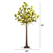 Nearly Natural 6ft Pre-Lit Green Autumn Oak Fall Tree w/ 250 Warm White LED