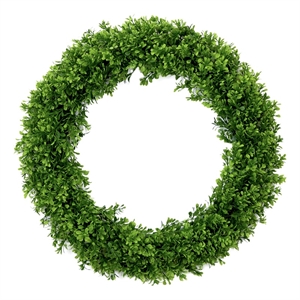 Nearly Natural 20&quot Artificial Boxwood Wreath in Green