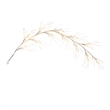 Nearly Natural 6ft Pre-Lit Artificial White Birch Garland w/ 48 Warm White LED