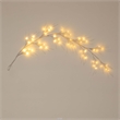 Nearly Natural 6ft Pre-Lit Artificial White Birch Garland w/ 48 Warm White LED