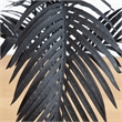 Nearly Natural 4ft Artificial Halloween Black Paradise Palm Tree in Black